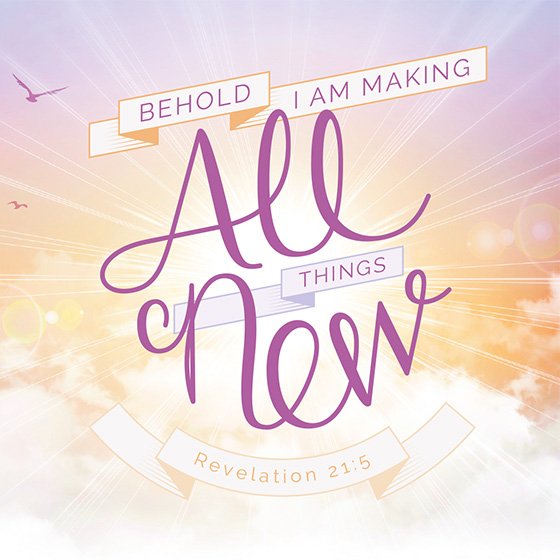 Mini Easter Cards - All Things New (Pack Of 5)