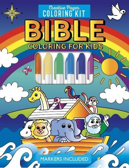 Creative Pages Coloring Kit Bible Coloring Book