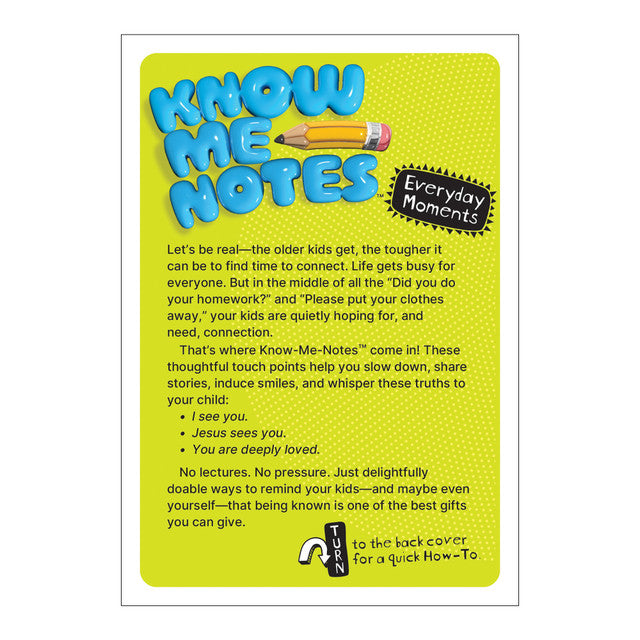 Know-Me-Notes: Everyday Moments