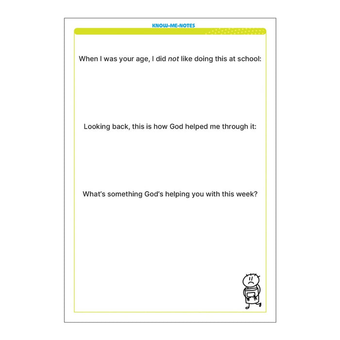 Know-Me-Notes: School Days