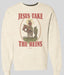 Jesus Take the Reins Crew Fleece XL