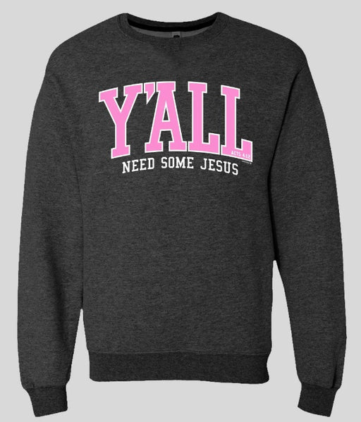Y'All Crew Fleece Medium