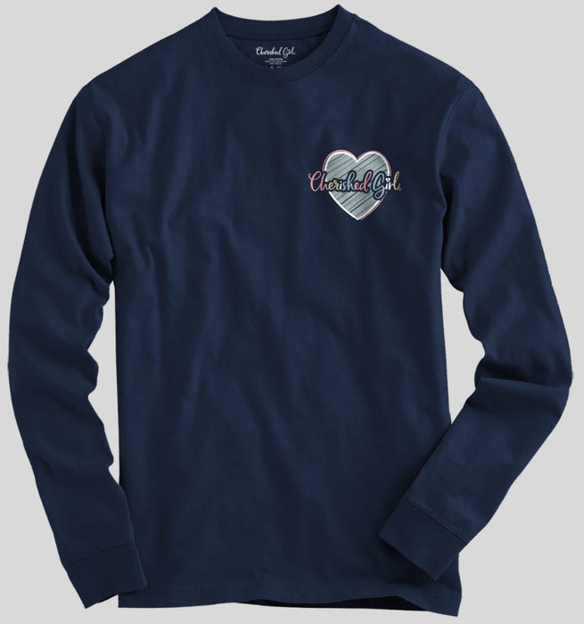 Happy Is She Long Sleeve Tee Medium