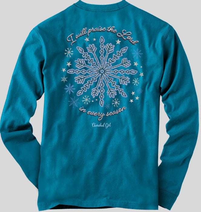 Snowflake Long Sleeve Tee 2XL