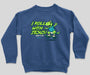 Dino Skateboard Kids Crew Fleece Large