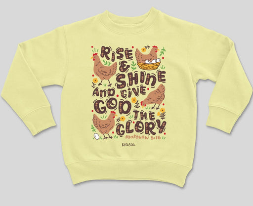 Rise & Shine Kids Crew Fleece Small