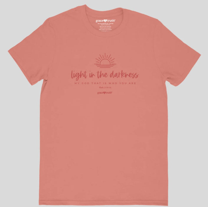 Light in the Darkness Grace & Truth T-Shirt XL