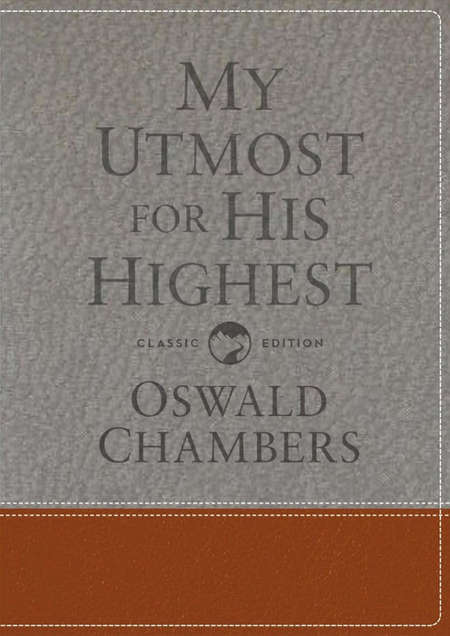 My Utmost for His Highest