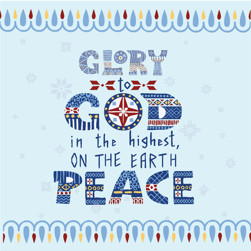 Glory to God and Peace Christmas Cards (pack of 10)