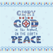 Glory to God and Peace Christmas Cards (pack of 10)