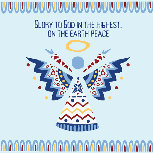 Glory to God Angel Christmas Cards (pack of 10)