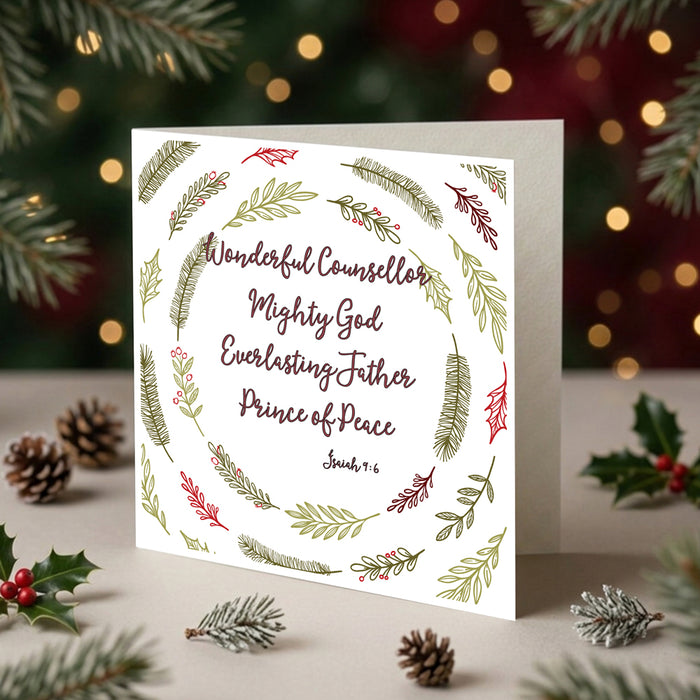 Wonderful Counsellor Christmas Cards (pack of 10)