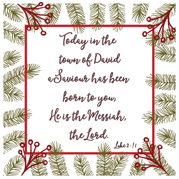 A Saviour Has Been Born Christmas Cards (pack of 10)