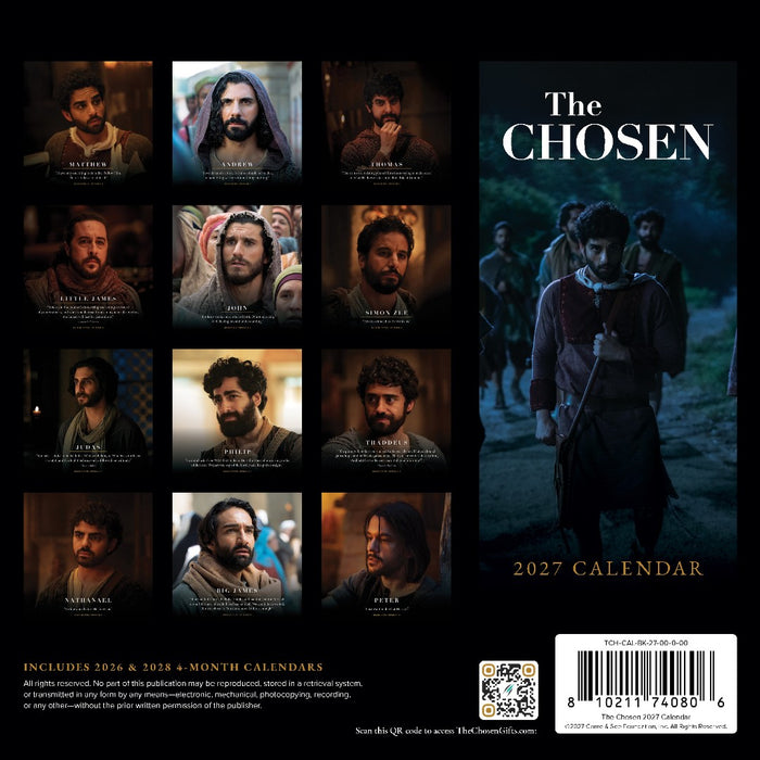 The Chosen 2027 Wall Calendar (UK + IRL Edition)