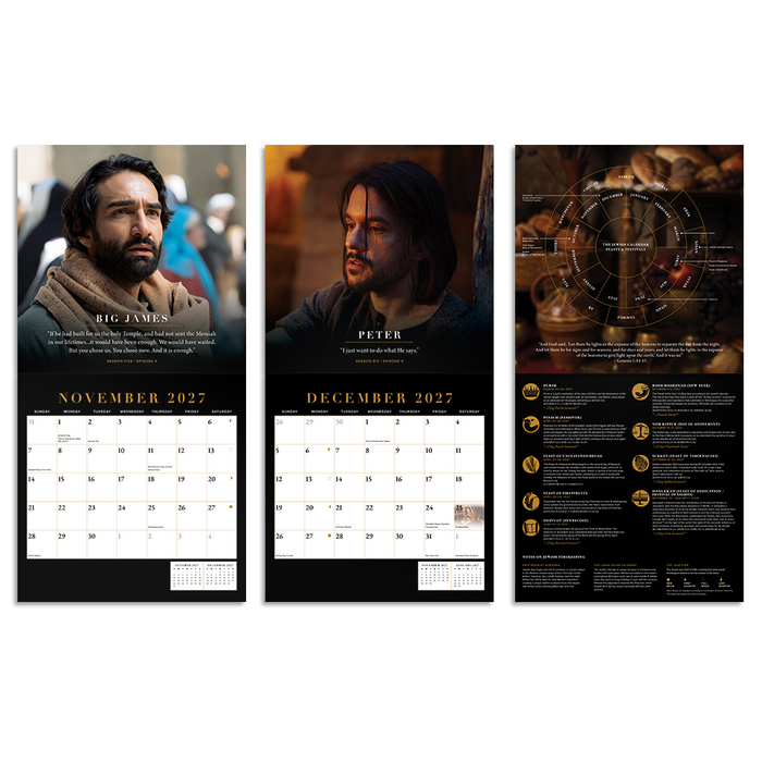 The Chosen 2027 Wall Calendar (UK + IRL Edition)
