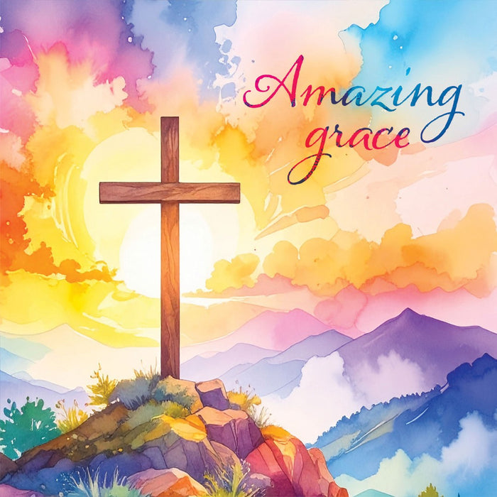 Amazing Grace Christian Easter Cards (Pack of 5)