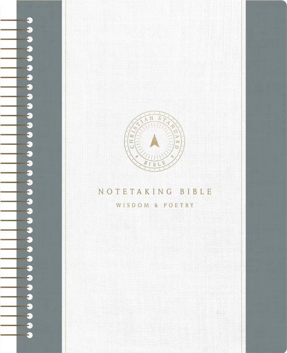 CSB Spiral-Bound Notetaking Bible, Wisdom and Poetry