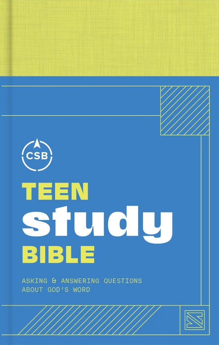 CSB Teen Study Bible, Optimal Type, Yellow Hardcover