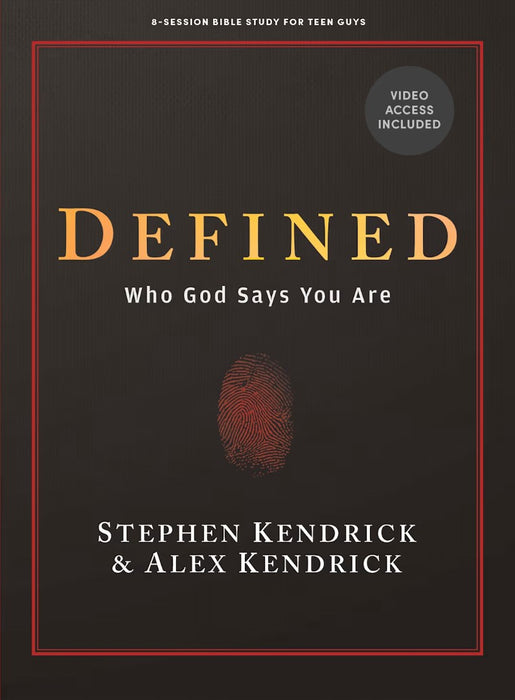 Defined Teen Guys Bible Study Book with Video Access