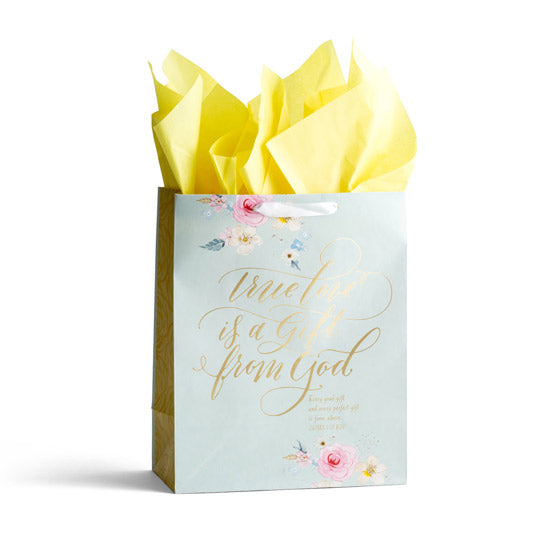 True Love Is A Gift - Large Gift Bag With Tissue