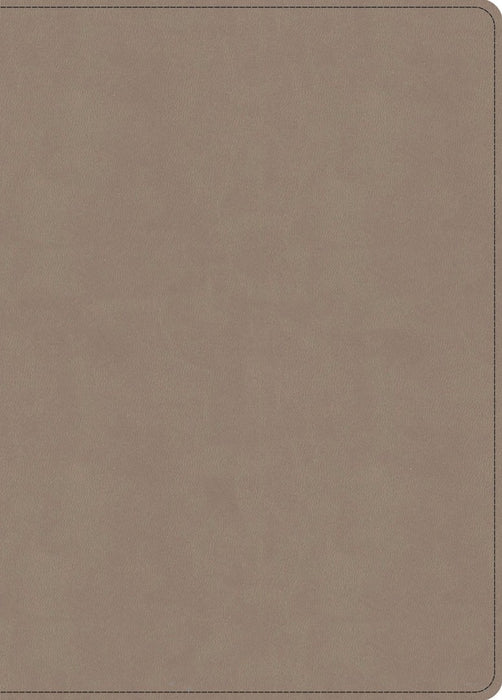 KJV Single-Column Wide-Margin Bible, Sand Leathertouch