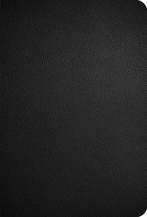 CSB Large Print Compact Reference Bible, Black Leather