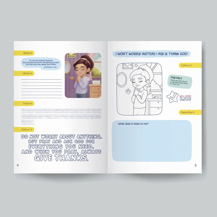 Everyday Bible Verses for Little Ones Activity Book
