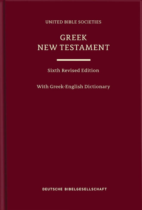 Greek New Testament (UBS6) with Greek-English Dictionary