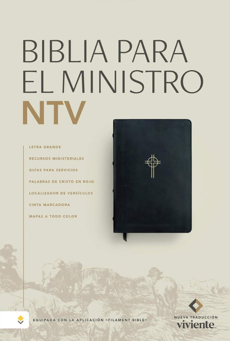 Biblia Para el Ministro NTV, Letra Grande Con Filament