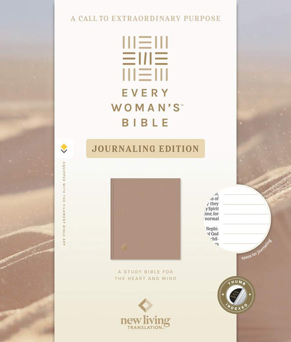 NLT Every Woman's Bible, Journaling Edition, Indexed