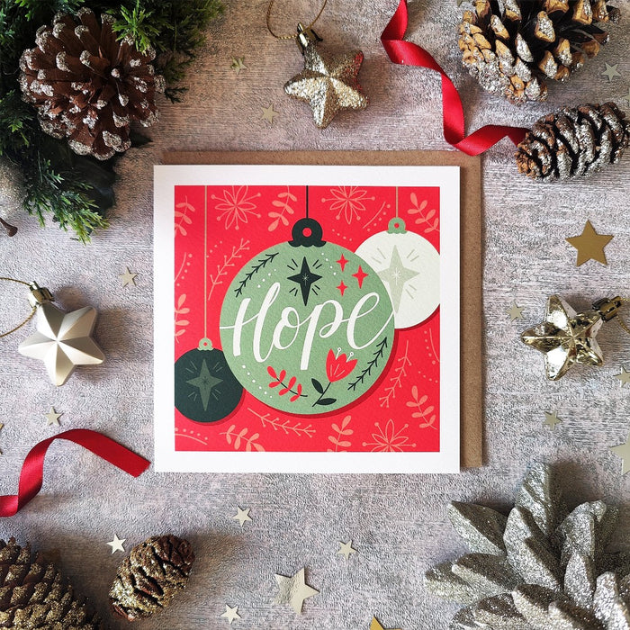Hope Bauble - Christmas Card