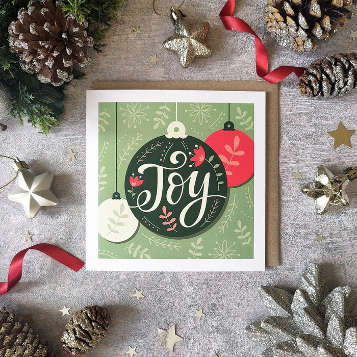 Joy Bauble - Christmas Card