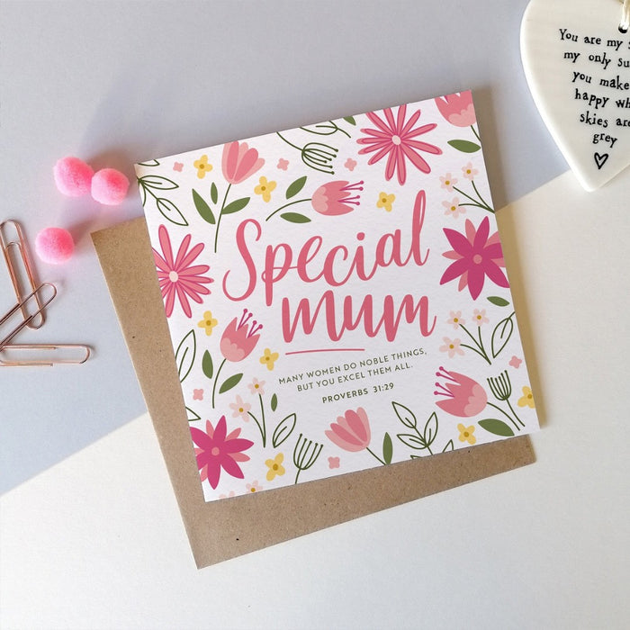 Floral Special Mum Card