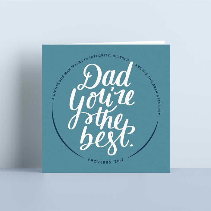 Dad You're The Best Father's Day Card