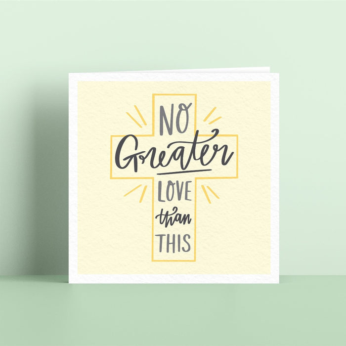 No Greater Love Easter Card