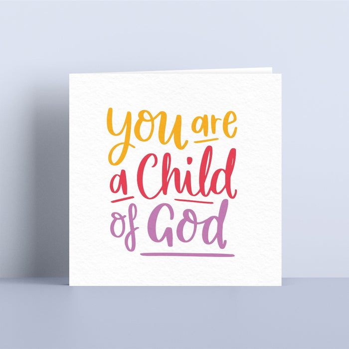 Child Of God Card - Red
