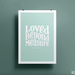 Loved Beyond Measure A4 Print