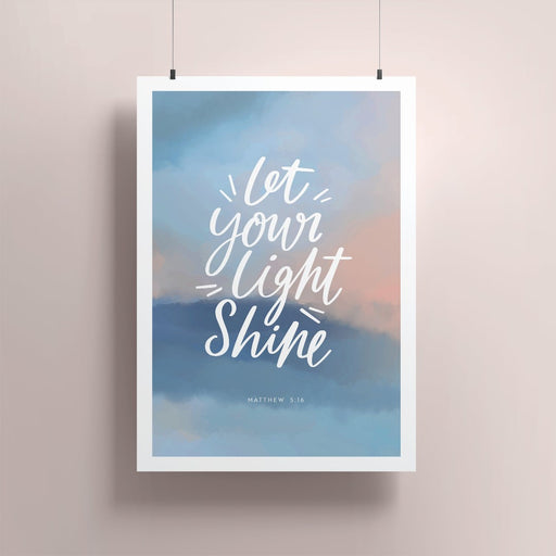 Let Your Light Shine A4 Print