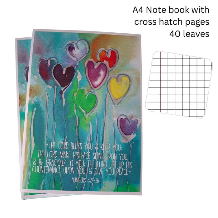 A4 Cross Grid Notebook