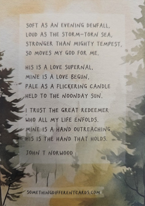 Be Not Afraid (Forest Path) Bible Card