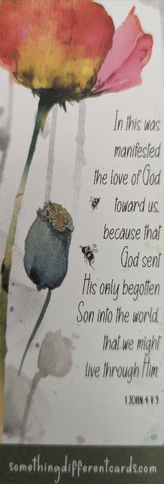 Lord is Good (Blue Poppy) Bookmark