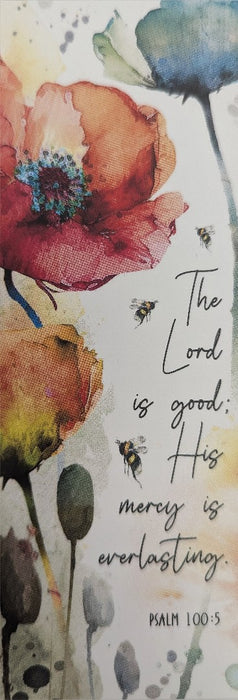 Lord is Good (Blue Poppy) Bookmark