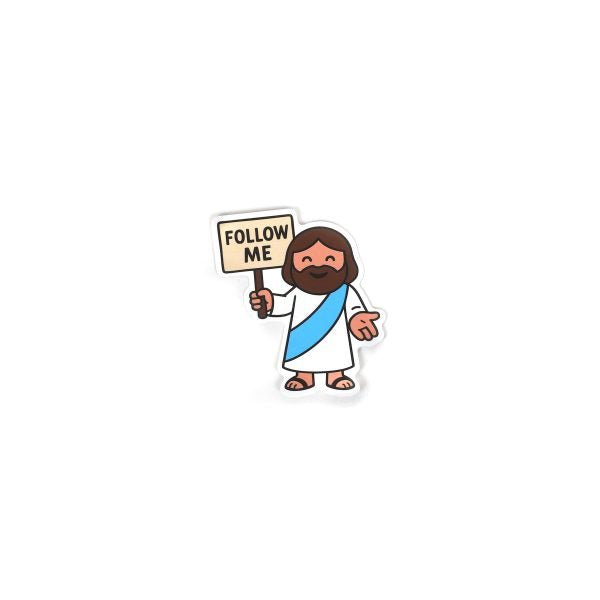 Sticker Vinyl - Follow Me (Pack of 5)