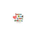 Sticker Vinyl - Love God Love Others (Pack of 5)