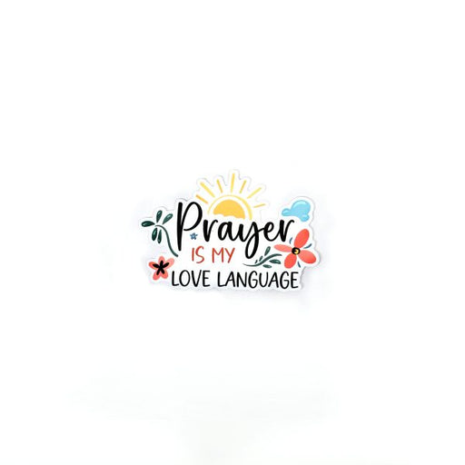 Sticker Vinyl - Prayer Love Language (Pack of 5)