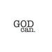 Sticker Vinyl - God Can (Pack of 5)