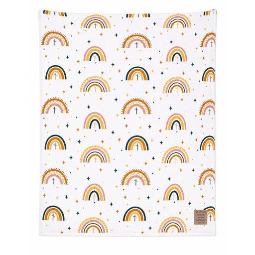 Children's Throw Blanket - Patch Rainbow 50"x60"