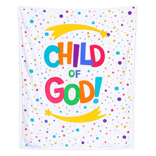 Children's Throw Blanket - Child of God 50"x60"