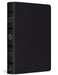 ESV Large Print Bible, Top Grain Leather, Black