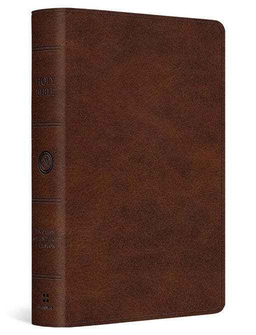 ESV Large Print Bible, Trutone, Deep Brown